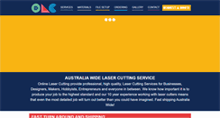 Desktop Screenshot of onlinelasercutting.com.au